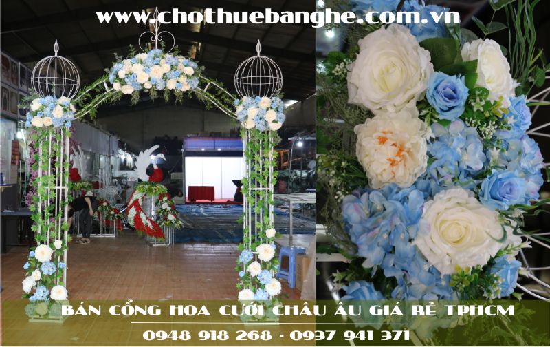 Bán cổng hoa cưới Châu Âu giá rẻ tại TPHCM