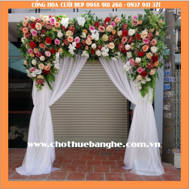 Cổng hoa cưới đẹp giá sỉ tại TPHCM