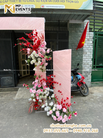 Địa chỉ bán cổng cưới hoa lụa rẻ đẹp tại tphcm