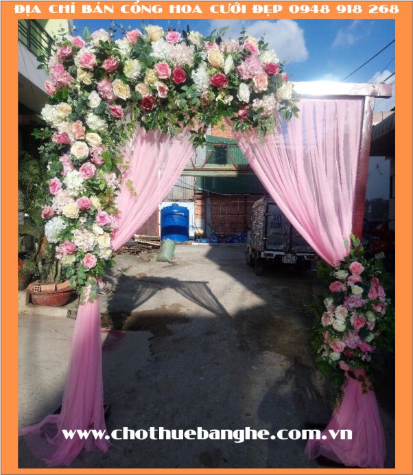 Địa chỉ bán cổng hoa cưới giá rẻ tại TPHCM