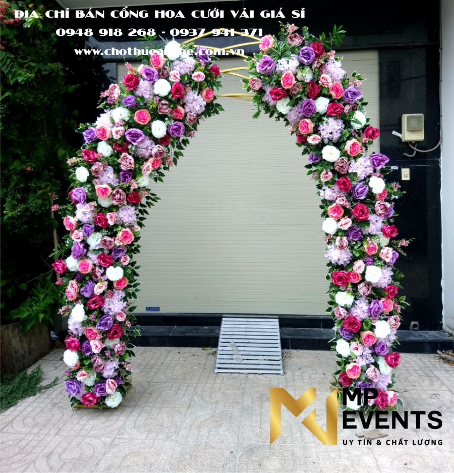 Địa chỉ bán cổng hoa cưới giá sỉ tại TPHCM