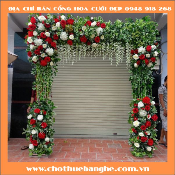 Địa chỉ bán cổng hoa cưới giả tại TPHCM