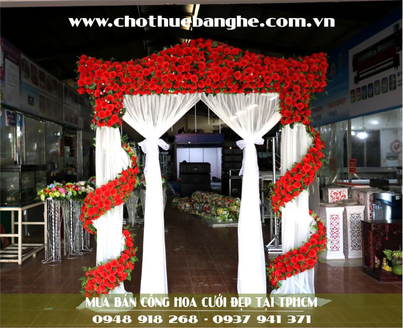Mua bán cổng hoa cưới đẹp tại TPHCM