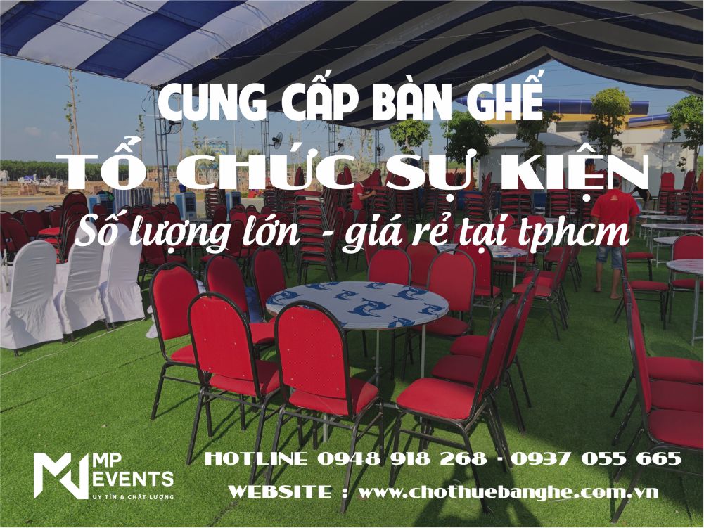 Địa chỉ cho thuê bàn ghế giá rẻ nhất tại quận Tân Bình & các quận huyện tại TPHCM