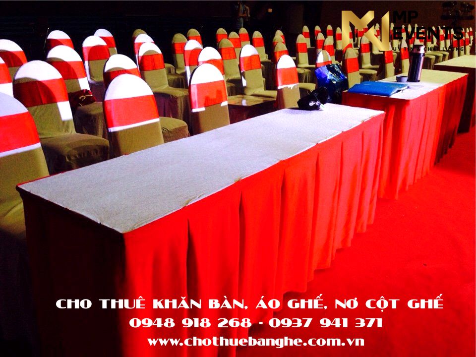 Xưởng sản xuất bán bàn dài đại biểu - bàn hội nghị, bán khăn bàn dài tại TPHCM
