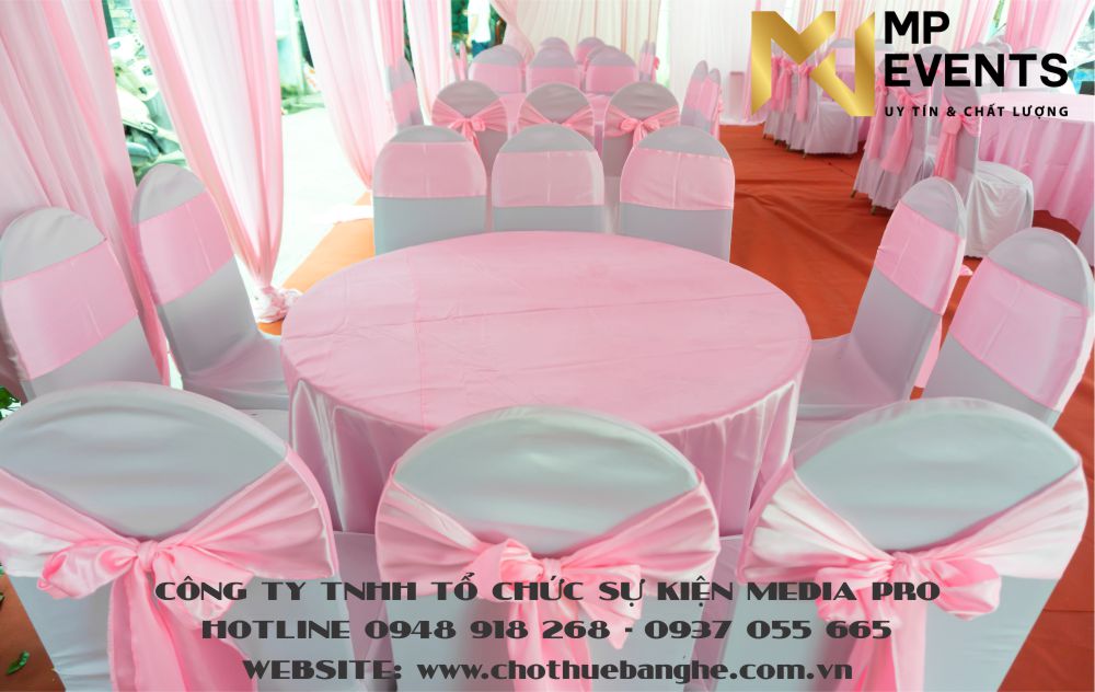 Địa chỉ cho thuê bàn ghế đám cưới giá rẻ số lượng lớn tại TPHCM