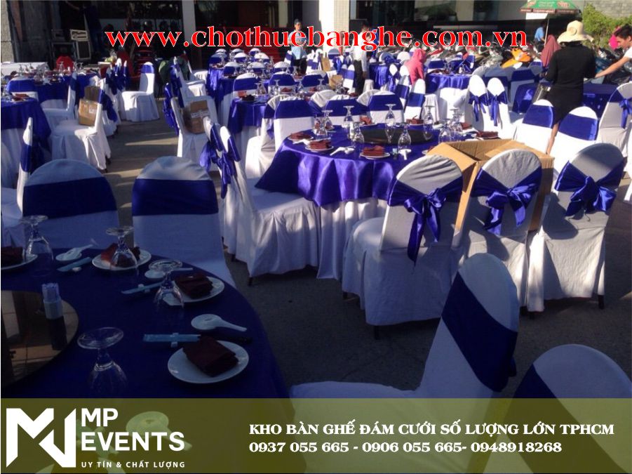 Kho cho thuê bàn ghế đám cưới số lượng lớn tại Gò Vấp