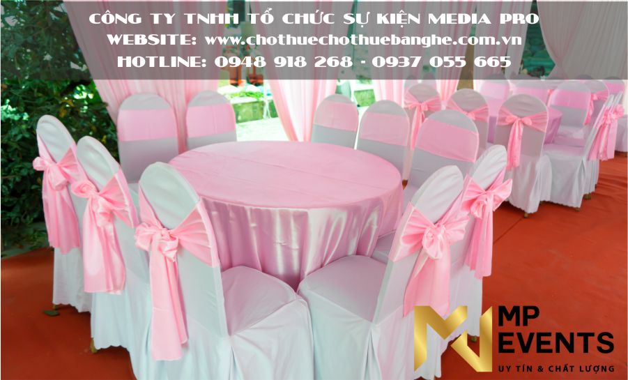 Nơi cho thuê bàn ghế đám cưới giá rẻ tại TPHCM