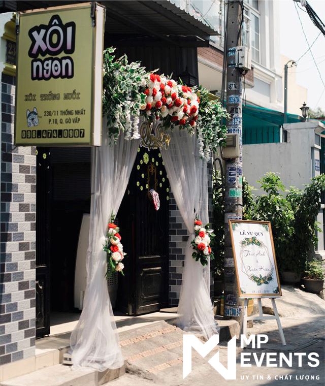 Cho thuê cổng hoa cưới tại Gò Vấp
