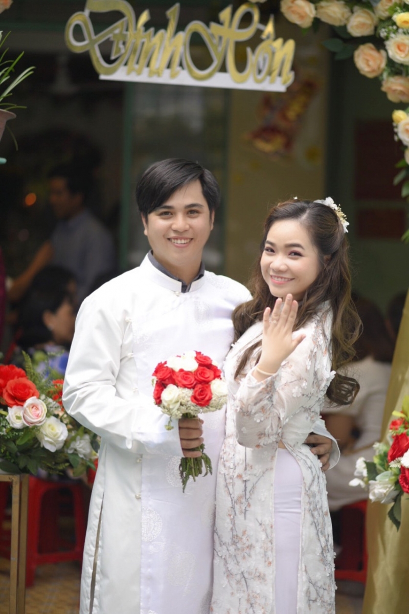 Trang trí lễ đính hôn Xuân Trang & Thiện Tâm tại quận 8