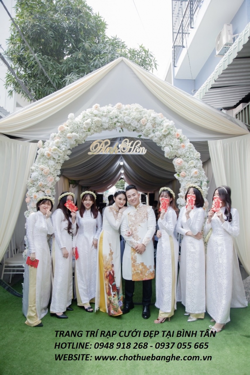 Cho thuê cổng hoa cưới đẹp tại TPHCM