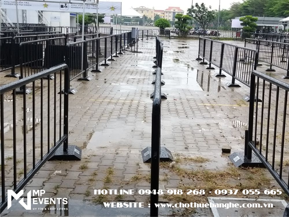 Cho thuê hàng rào an ninh tổ chức sự kiện ngoài trời tại TPHCM