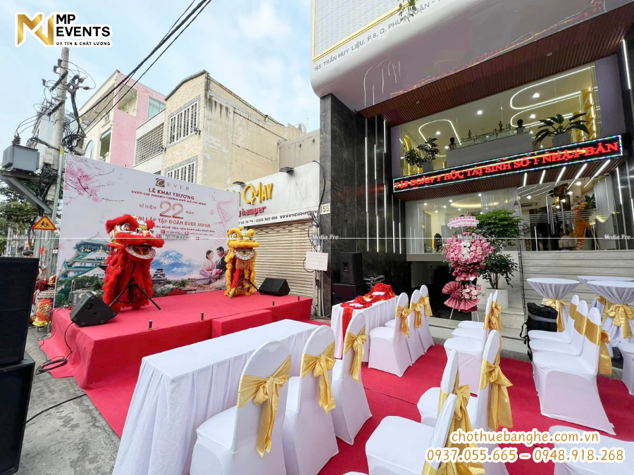 Cho thuê sân khấu tổ chức lễ khai trương tại Phú Nhuận