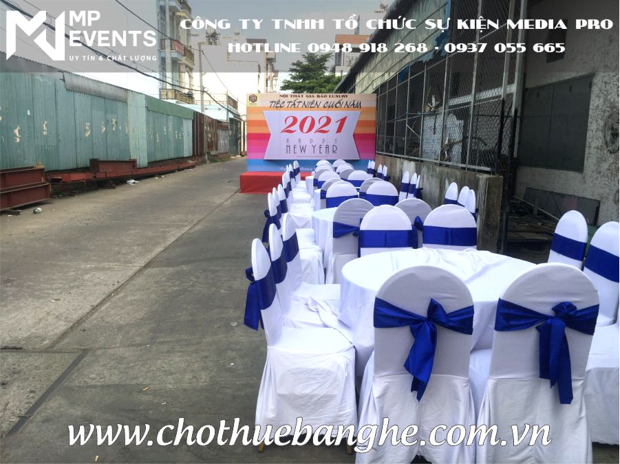 dịch vụ cho thuê thiết bị tổ chức tiệc tất niên công ty NỘI THẤT GIA BẢO LUXURY tại Bình Tân
