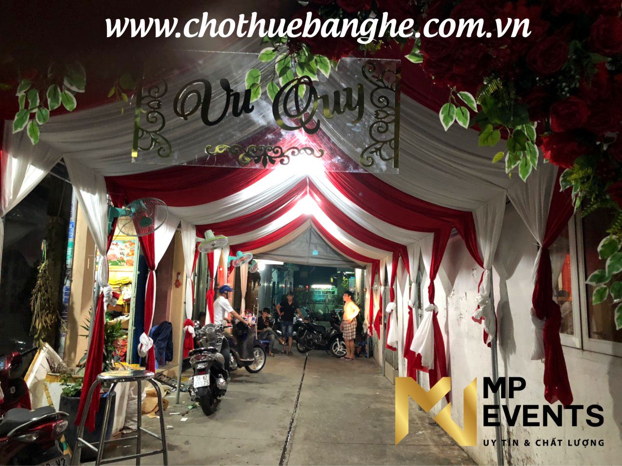 Cho thuê rạp cưới nhà người hoa tại Tân Phú