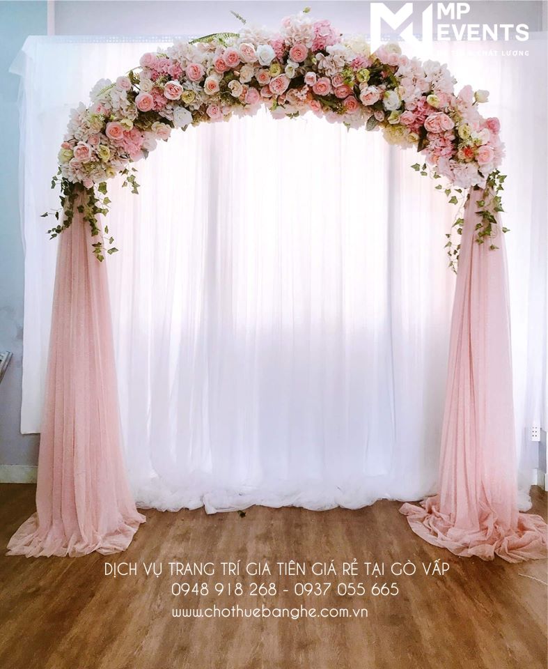 Cho thuê cổng hoa cưới tại gò Vấp