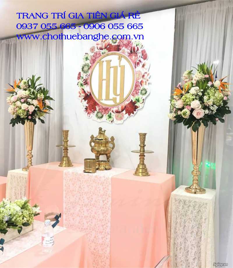Trang trí bàn thờ đám cưới