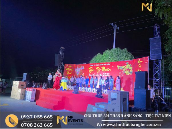 Cho thuê âm thanh - ánh sáng sự kiện tất niên cuối năm của công ty