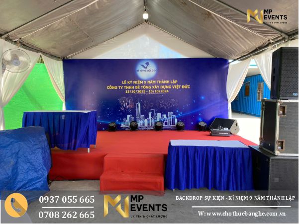 Cho thuê backdrop sân khấu tại Tân Bình