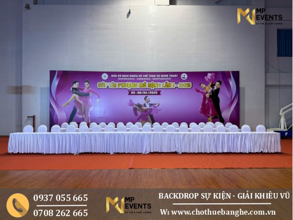 backdrop sự kiện hoành tráng nhất tphcm