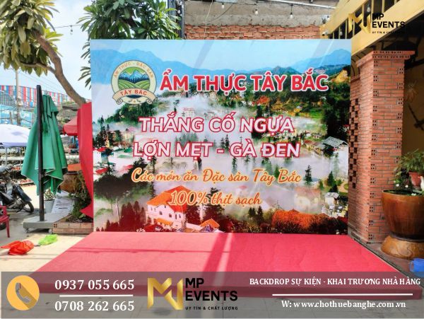 Cung cấp backdrop sự kiện giá rẻ tại Quận 12