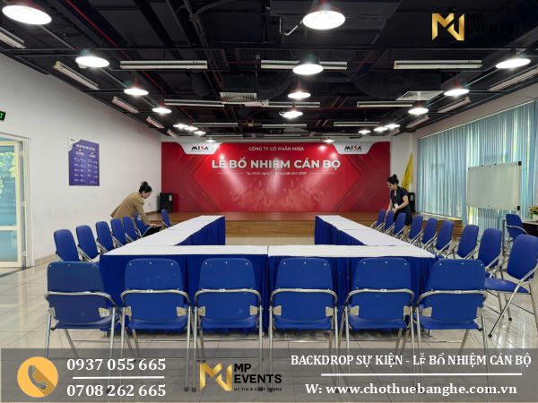 Cho thuê backdrop hội thảo tại tphcm