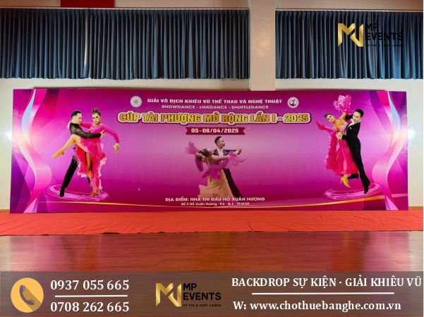 Cho thuê backdrop sự kiện giá rẻ tại Quận 3