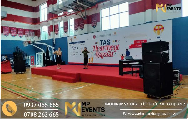 Cho thuê sân khấu backdrop tổ chức sự kiện
