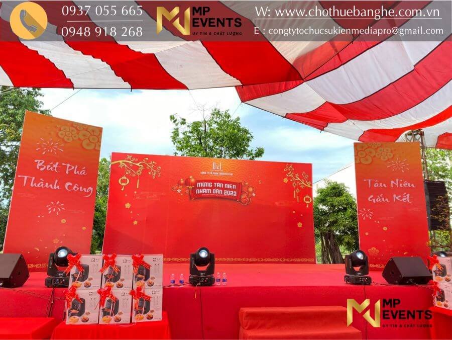 Cho thuê sân khấu - backdrop sân khấu