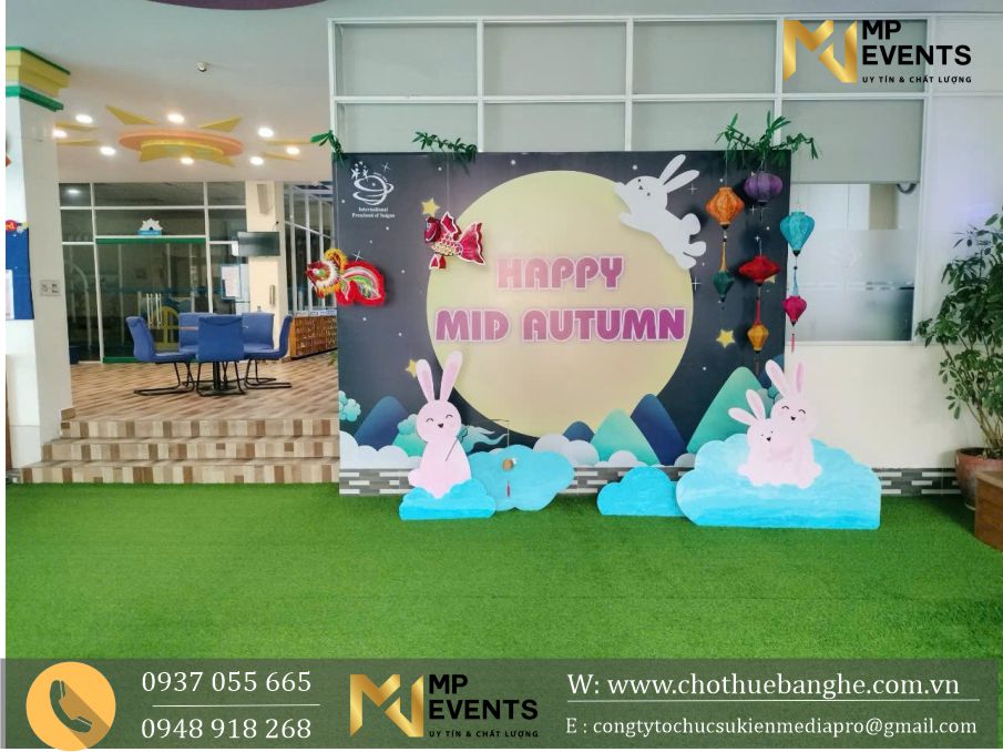 Cho thuê backdrop check sự kiện Tết trung thu