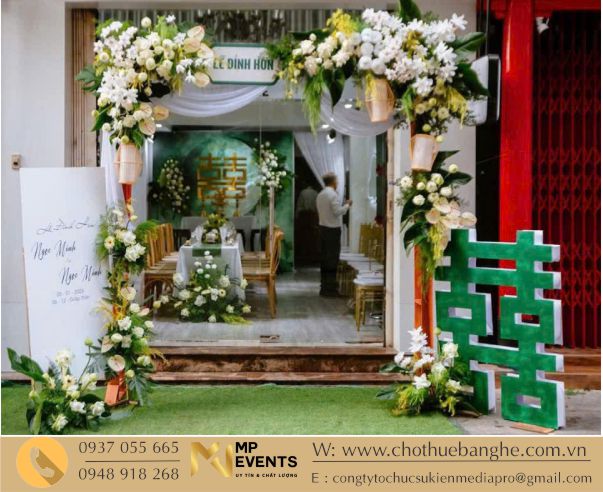 Mẫu cổng hoa cưới mới nhất năm 2025