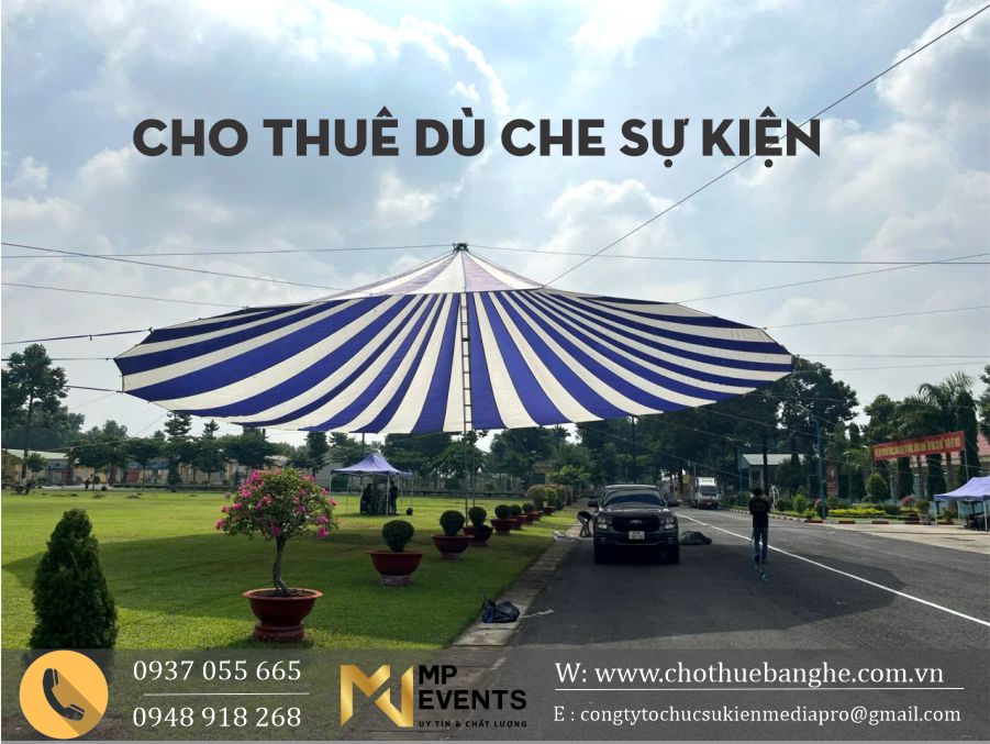 Dù che cho sự kiện ngoài trời 