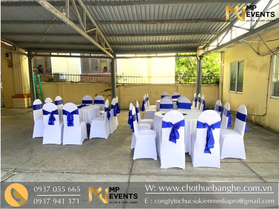 Cho thuê bộ bàn ghế cao cấp đãi tiệc tại nhà Bình Tân 
