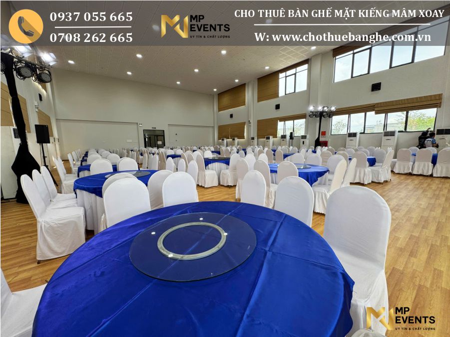 Cho thuê bàn ghế đãi tiệc số lượng lớn tại Cần Giuộc - Tây Ninh