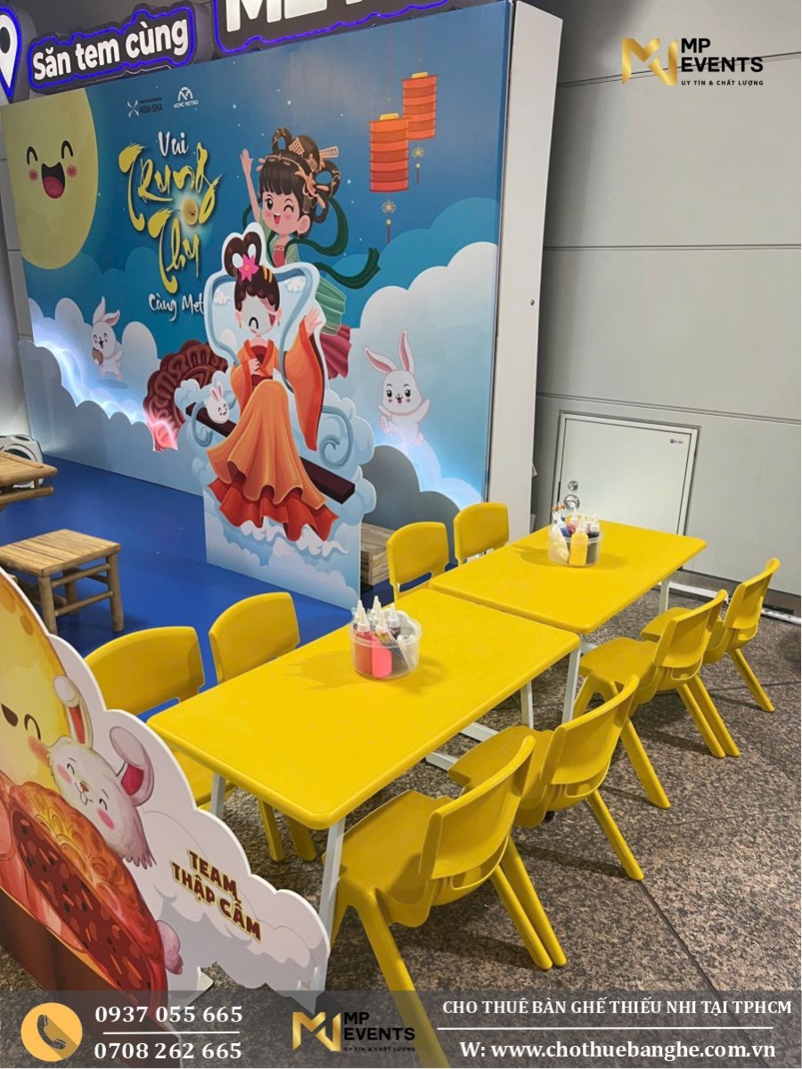Cho thuê bàn ghế thiếu nhi tại TPHCM