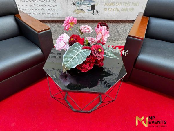 Cho thuê bàn sofa kim cương, bàn trà giá rẻ tphcm 