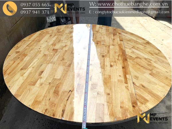 Cho thuê bàn tròn đãi tiệc đường kính 1m6