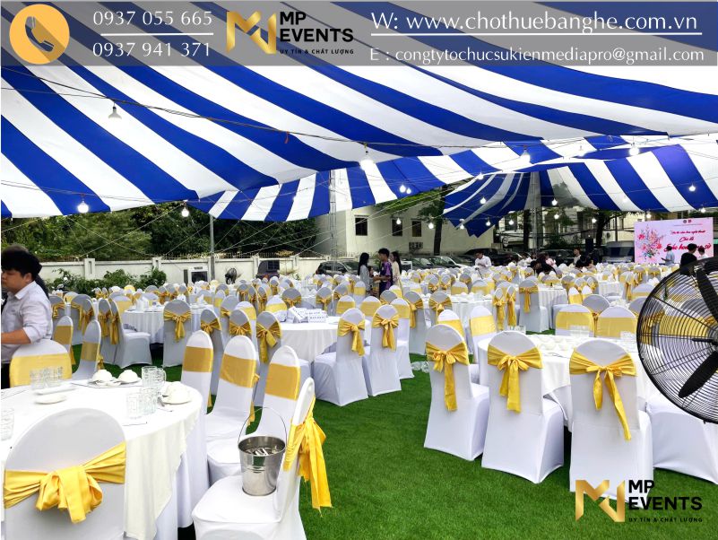 Cho thuê bộ bàn ghế banquet nhà hàng cao cấp tại Gò Vấp 
