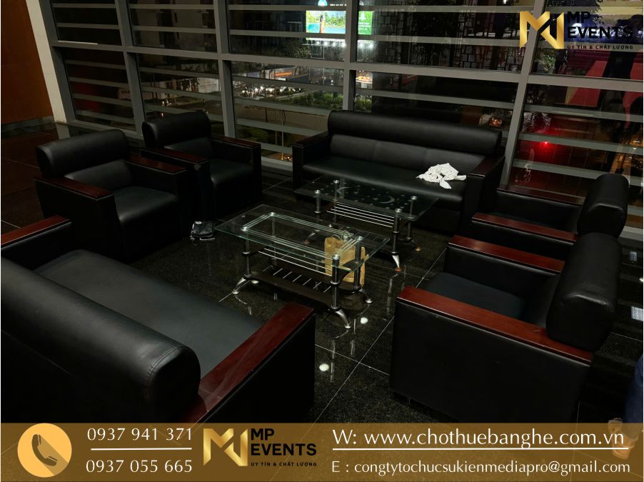 Cho thuê bàn ghế sofa cao cấp tổ chức sự kiện tại TPHCM