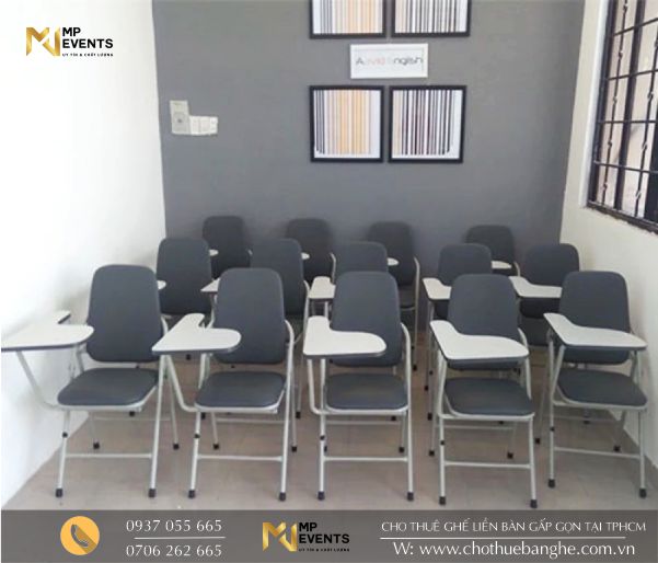 Cho thuê ghế liền bàn phục vụ đào tạo, training, workshop, hội họp hội thảo tại công ty...