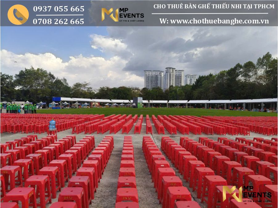 Cho thuê ghế nhựa cao cho sự kiện tại TPHCM