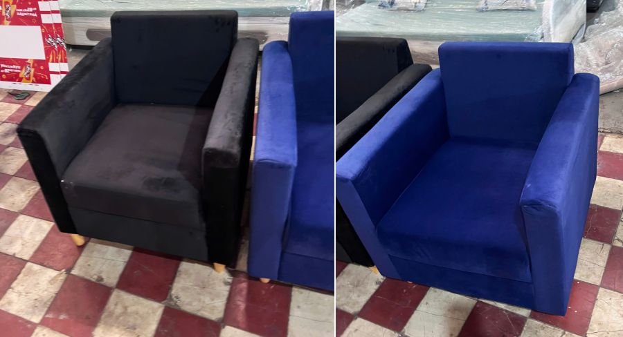 Cho thuê sofa bọc nhung cao cấp 