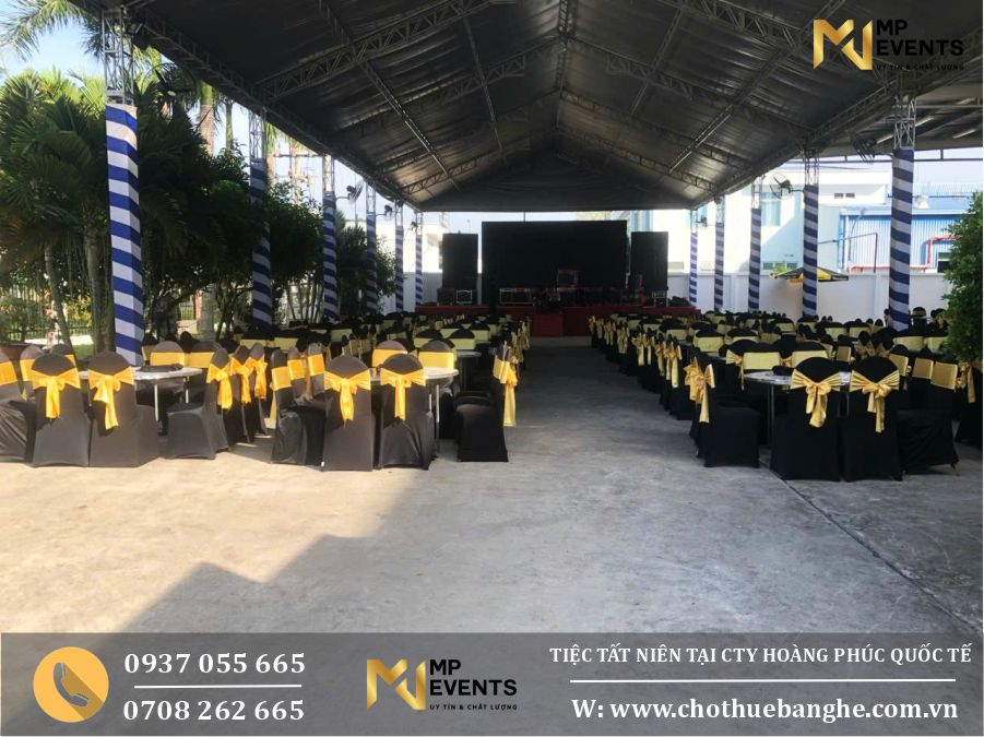 Cung cấp trọn gói tiệc tất niên tại công ty Hoàng Phúc Quốc Tế tại Cần Guộc - Tây Ninh (Long An cũ)