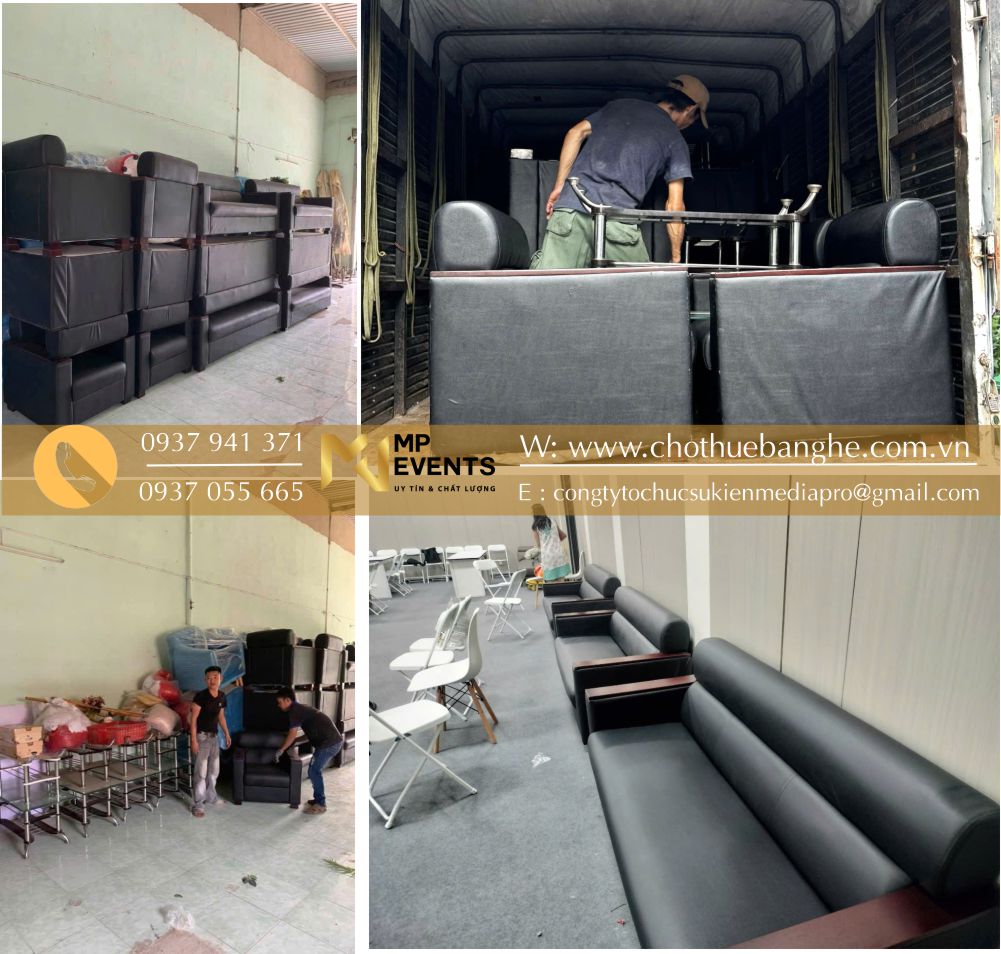 Địa chỉ cho thuê bàn ghế sofa số lượng lớn - giá rẻ tại quận 12 TPHCM