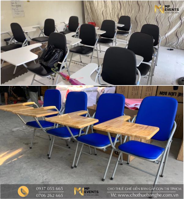 Địa chỉ cho thuê ghế liền bàn giá rẻ tại TPHCM