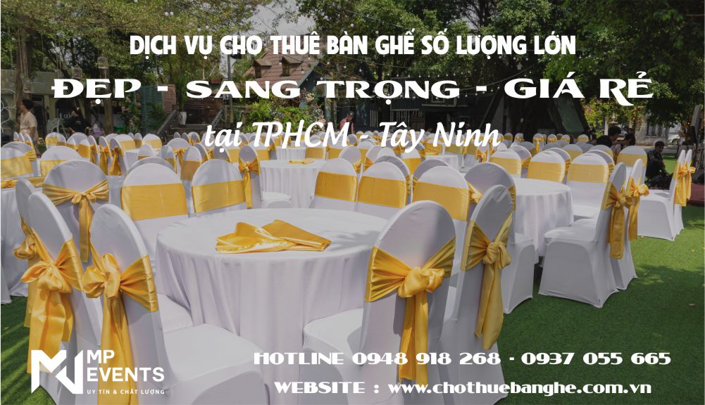 Dịch vụ cho thuê bàn ghế giá rẻ tại Tây Ninh