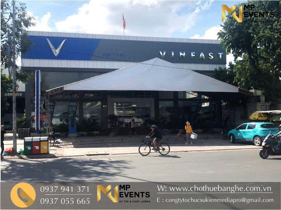 Nhà bạt không gian cho VINFAST AN THÁI - BÌNH TÂN
