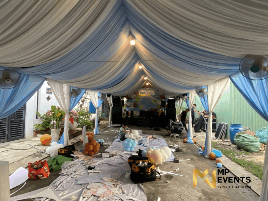 MP EVENTS - Địa chỉ cho thuê trọn gói thiết bị tiệc thôi nôi giá rẻ tại nhà TPHCM 
