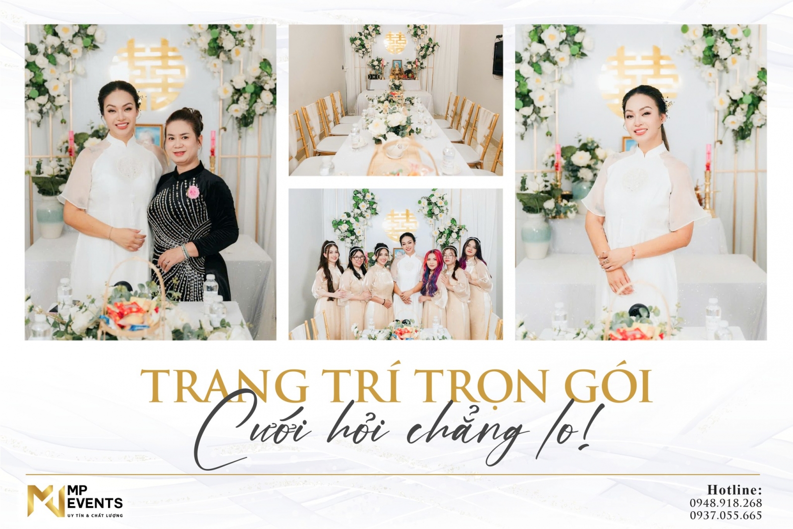 Cưới hỏi trọn gói tại quận 3 - MP WEDDING