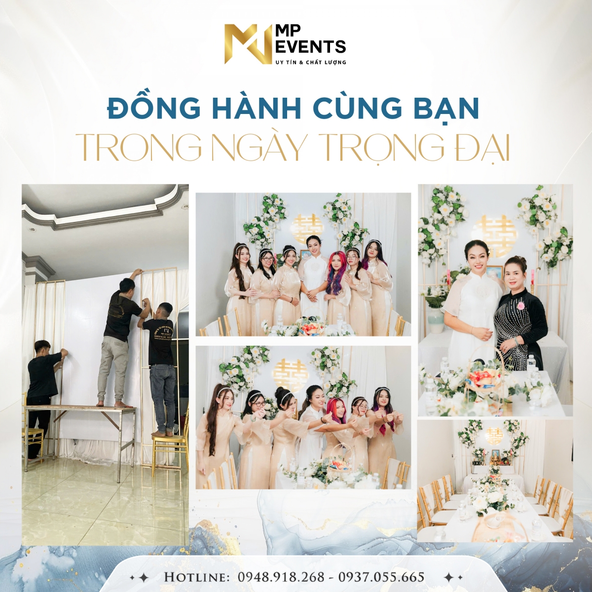 MP WEDDING đồng hành cùng bạn trong ngày trọng đại